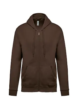Kariban K479 Sweat-shirt avec fermeture éclair et capuche coupe standard Regular Fit thumbnail (vignette)