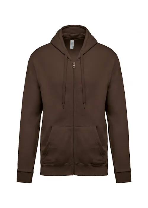 Kariban K479 Sweat-shirt avec fermeture éclair et capuche coupe standard Regular Fit