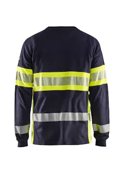 Blaklader 3484 T-shirt Vlamvertragend UV-bescherming Lange Mouwen miniatuur