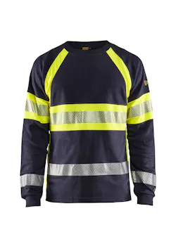 Blaklader 3484 T-shirt Vlamvertragend UV-bescherming Lange Mouwen