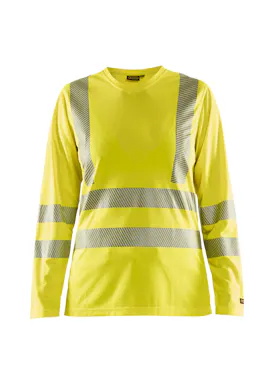 Blaklader 34851013 T-shirt Lange Mouw Reflecterend High Vis Dames
