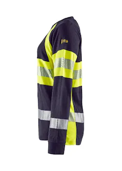 Blaklader 3494 T-shirt Lange Mouwen Vlamvertragend Dames Multinorm miniatuur