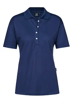 Greiff 35000 Poloshirt Tencel™ Lyocell-Vezels Regular Fit Dames miniatuur