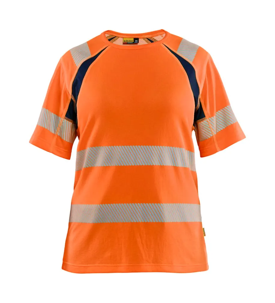 High Vis Oranje/Marineblauw