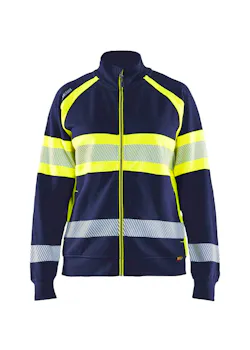 Blaklader 3505 Sweater High Vis Reflecterend Regular Fit Dames miniatuur