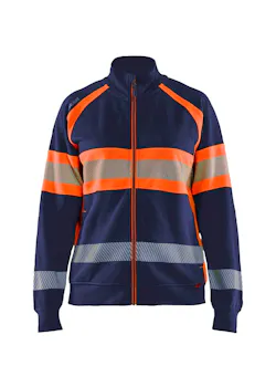 Blaklader 3505 Sweater High Vis Reflecterend Regular Fit Dames miniatuur