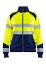 Blaklader 3508 High-Vis-Damen-Sweatshirt mit Reißverschluss Vorschaubild