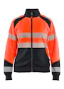 Blaklader 3508 High-Vis-Damen-Sweatshirt mit Reißverschluss Vorschaubild