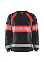 Blaklader 3510 T-shirt Lange Mouwen High Vis miniatuur