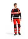 Blaklader 3510 T-shirt Lange Mouwen High Vis miniatuur