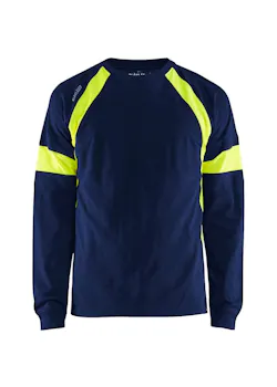 Blaklader 3520 T-shirt Regular fit Lange Mouw Hi-vis miniatuur