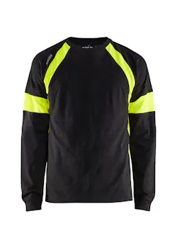 Blaklader 3520 T-shirt Regular fit Lange Mouw Hi-vis miniatuur