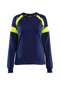 Blaklader 3521 T-shirt Lange Mouwen High Vis Dames Visible miniatuur