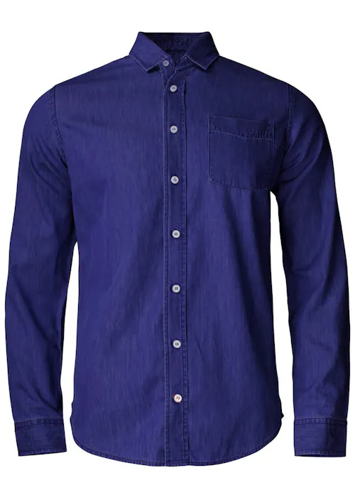 Cutter & Buck Ellensburg 352404 Shirt Denim Regular Fit