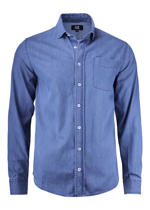 Cutter & Buck Ellensburg 352404 Shirt Denim Regular Fit