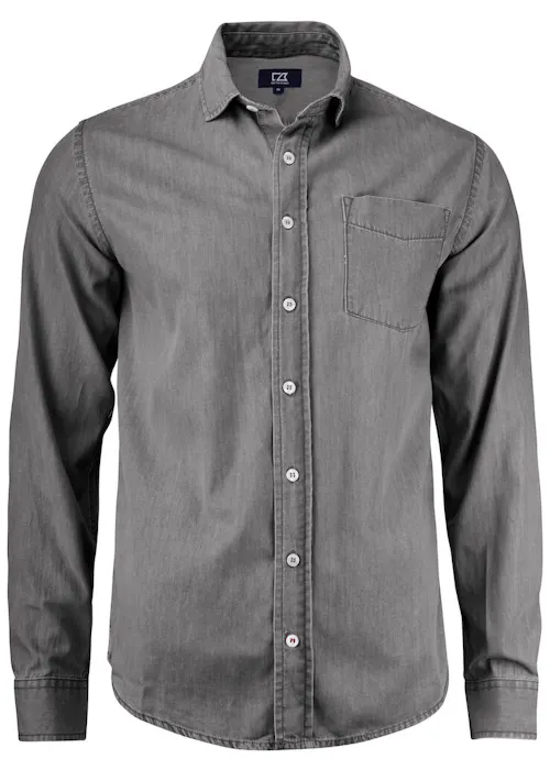 Cutter & Buck Ellensburg 352404 Shirt Denim Regular Fit