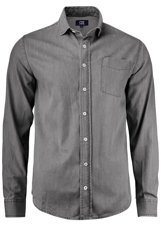Cutter & Buck Ellensburg 352404 Denim Shirt Regular Fit