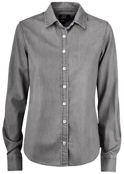 Cutter & Buck Ellensburg 352405 Shirt Regular Fit Denim Dames miniatuur