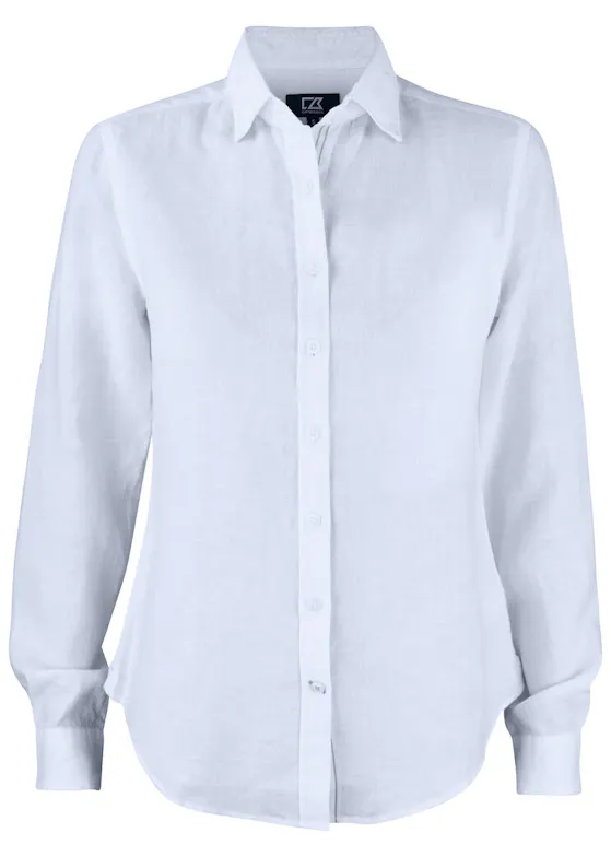Cutter & Buck Summerland 352409 Shirt Linen Regular Fit Dames