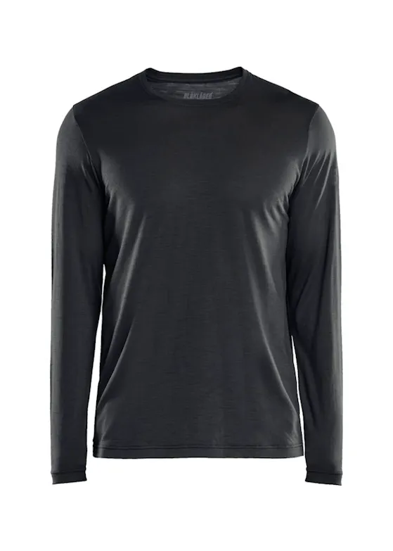 Blaklader 3538 T-Shirt Langarm Merinowolle Stretch