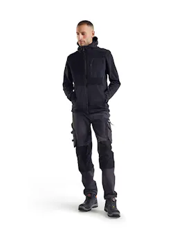 Blåkläder 35402526 Hoodie met Hele Rits Reflecterend miniatuur