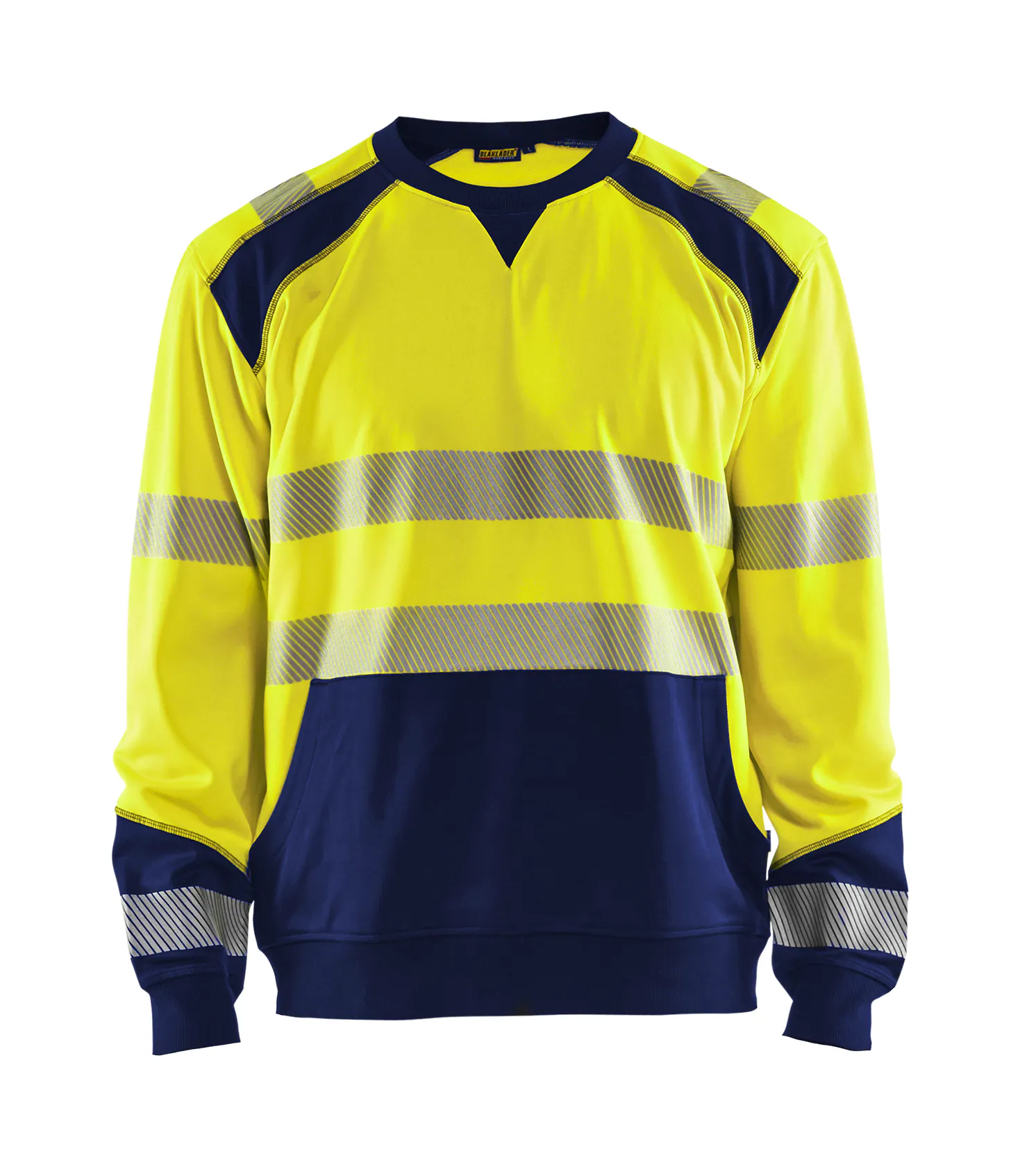 High Vis Gelb/Marineblau