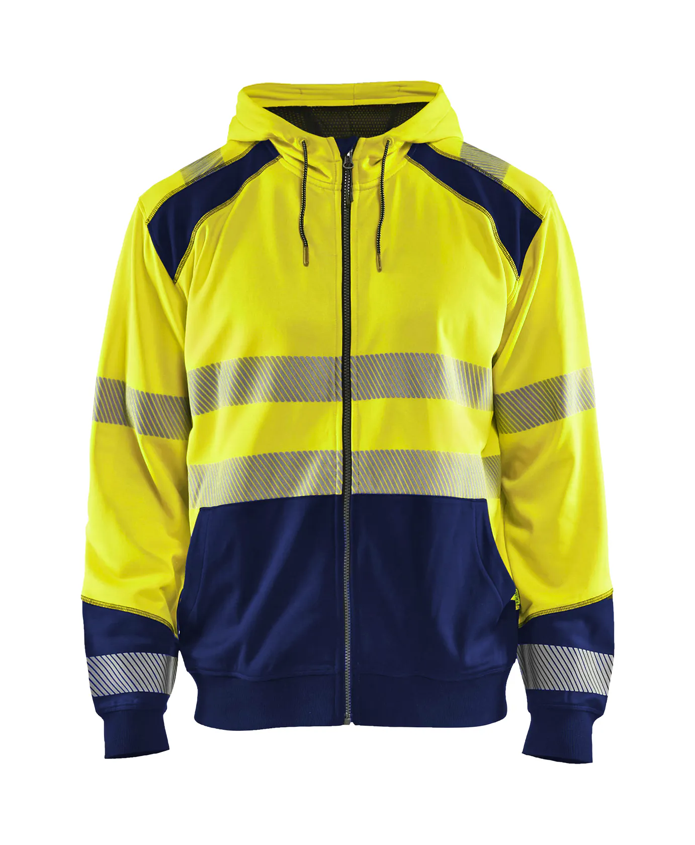 High Vis Gelb/Marineblau
