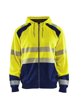 Blaklader 3546 Sweatshirt Hooded High Vis D-ring