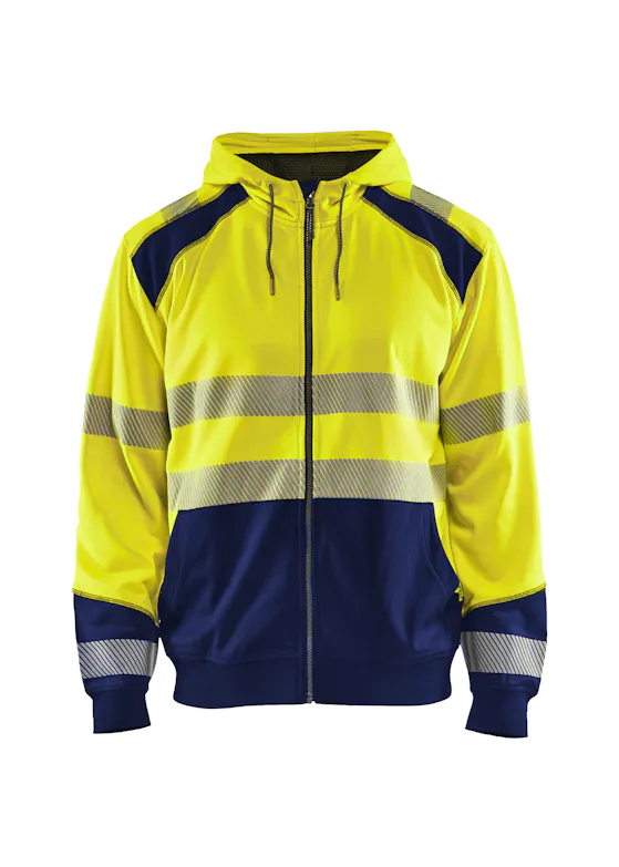 Blaklader 3546 Sweatshirt Hooded High Vis D-ring