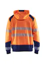 Blaklader 3546 Sweatshirt Hooded High Vis D-ring miniatuur