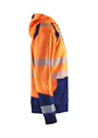 Blaklader 3546 Sweatshirt Hooded High Vis D-ring miniatuur