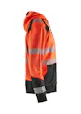 Blaklader 3546 Sweatshirt Hooded High Vis D-ring miniatuur