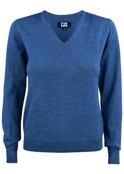 Cutter & Buck Everett 355431 Sweat-shirt col en V coupe standard Regular Fit pour femmes thumbnail (vignette)