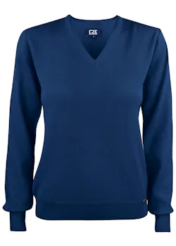 Cutter & Buck Everett 355431 Sweat-shirt col en V coupe standard Regular Fit pour femmes thumbnail (vignette)