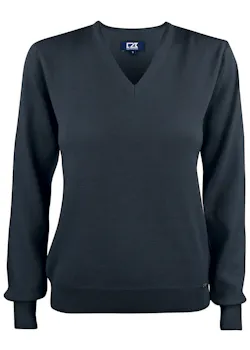 Cutter & Buck Everett 355431 Sweat-shirt col en V coupe standard Regular Fit pour femmes