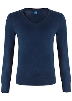 Cutter & Buck Vernon 355433 Longsleeves V-Neck Regular Fit Dames miniatuur