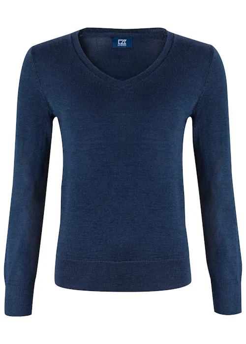 Cutter & Buck Vernon 355433 Longsleeves V-Neck Regular Fit Dames
