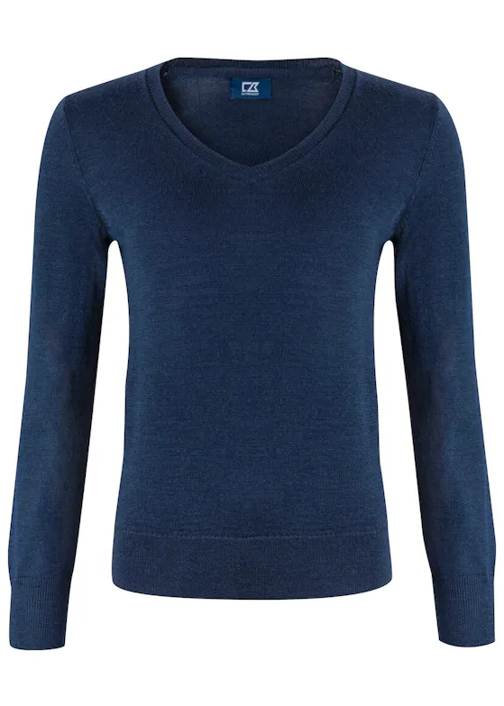 Cutter & Buck Vernon 355433 Longsleeves V-Neck Regular Fit Dames