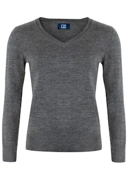 Cutter & Buck Vernon 355433 Longsleeves V-Neck Regular Fit Dames miniatuur