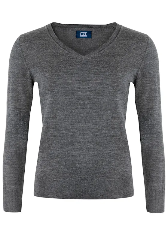 Cutter & Buck Vernon 355433 Longsleeves V-Neck Regular Fit Dames