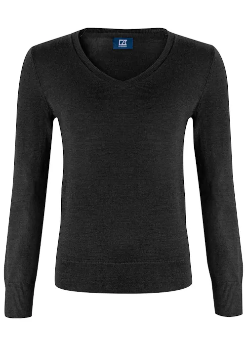 Cutter & Buck Vernon 355433 Longsleeves V-Neck Regular Fit Dames