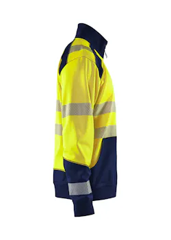 Blaklader 35562528 Sweatshirt Halve Rits High Vis Reflecterend miniatuur