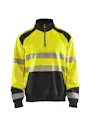 Blaklader 3556 Sweatshirt mit halbem Reißverschluss, High-Vis Vorschaubild