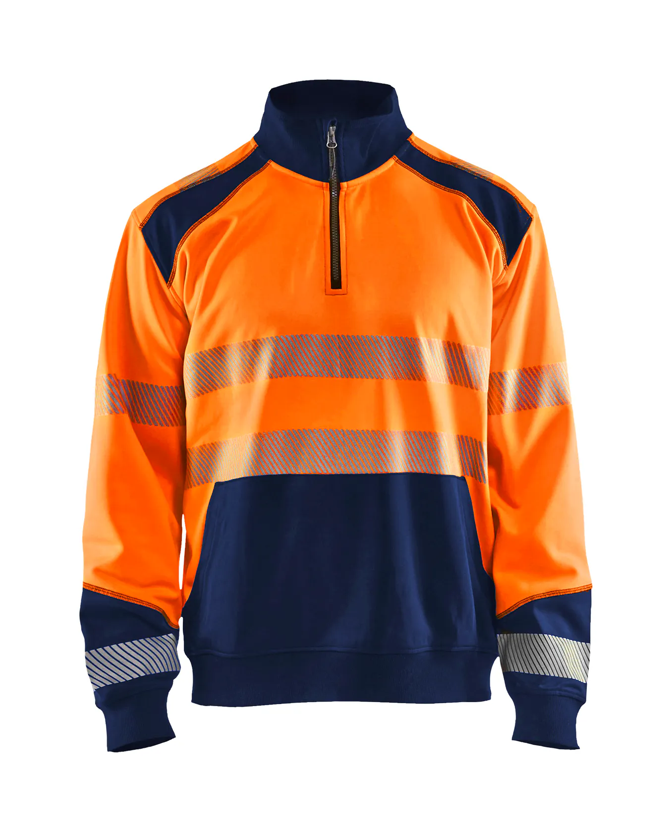 High Vis Orange/Marineblau