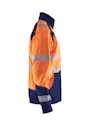 Blaklader 3556 Sweatshirt mit halbem Reißverschluss, High-Vis Vorschaubild