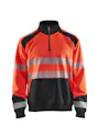 Blaklader 3556 Sweatshirt mit halbem Reißverschluss, High-Vis Vorschaubild