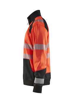 Blaklader 35562528 Sweatshirt Halve Rits High Vis Reflecterend miniatuur