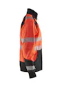 Blaklader 3556 Sweatshirt mit halbem Reißverschluss, High-Vis Vorschaubild