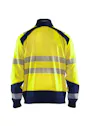 Blaklader 3558 Sweatshirt mit durchgehendem Reißverschluss, High-Vis Vorschaubild