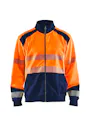 Blaklader 3558 Sweatshirt mit durchgehendem Reißverschluss, High-Vis Vorschaubild